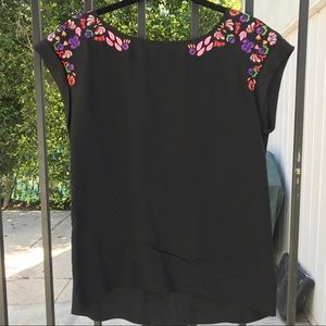 Rebecca Minkoff Silk Floral Blouse